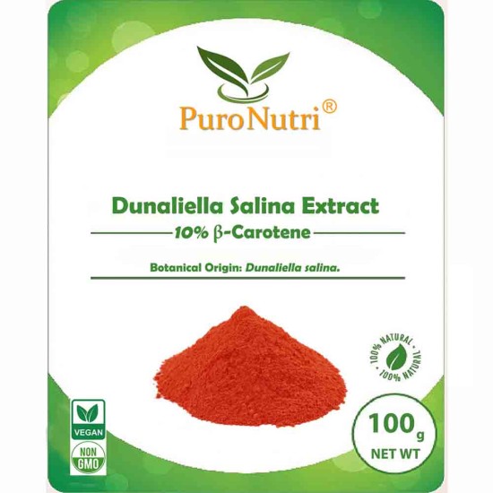PuroNutri Beta Carotene 10% Powder Highly Concentrated Sourced From Dunaliella Salina PuroNutri Beta Carotene 10% Powder Highly Concentrated Sourced From Dunaliella Salina