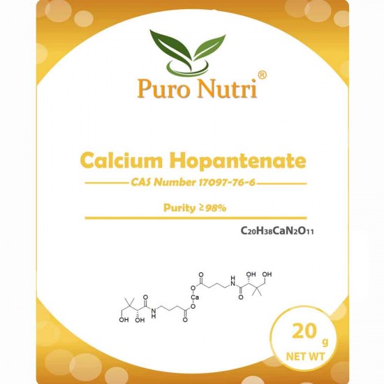 98% Calcium Hopantenate Hemihydrate Cas No.: 17097-76-6 Wholesale