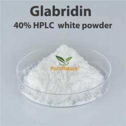 Glabridin 40% Skin Whitening Licorice Root Extract Glycyrrhiza Glabra CAS 59870-68-7
