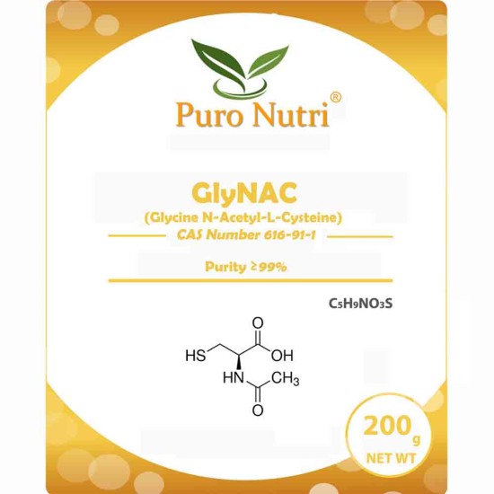 Premium GlyNAC Supplement Glycine and N-acetylcysteine Powder CAS 616-91-1