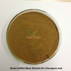 Green Coffee Bean Extract 50% Chlorogenic Acid 327-97-9 Non-GMO,Gluten Free, vegan, Antioxidant