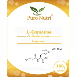 High Purity Carnosine Peptide Skin Whitening CAS 305-84-0 Anti-wrinkle Antioxidant L-Carnosine