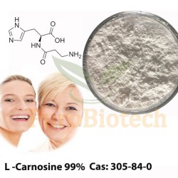 High Purity Carnosine Peptide Skin Whitening CAS 305-84-0 Anti-wrinkle Antioxidant L-Carnosine