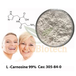 High Purity Carnosine Peptide Skin Whitening CAS 305-84-0 Anti-wrinkle Antioxidant L-Carnosine