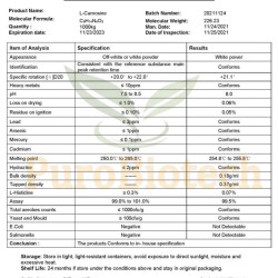 High Purity Carnosine Peptide Skin Whitening CAS 305-84-0 Anti-wrinkle Antioxidant L-Carnosine