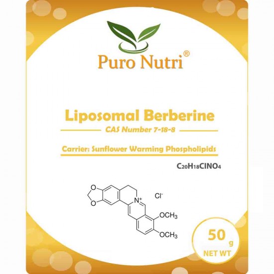 Factory Supply Liposomal Berberine Hcl Hydrochloride Powder Berberine Chloride Liposome