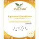 Liposomal Glutathione Powder Sunflower warming phospholipid carrier, non-GMO and safer nanoliposome technology higher bioavailability