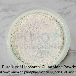 Liposomal Glutathione Powder Sunflower warming phospholipid carrier, non-GMO and safer nanoliposome technology higher bioavailability