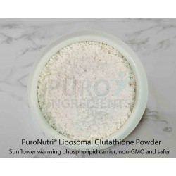 Liposomal Glutathione Powder Sunflower warming phospholipid carrier, non-GMO and safer nanoliposome technology higher bioavailability