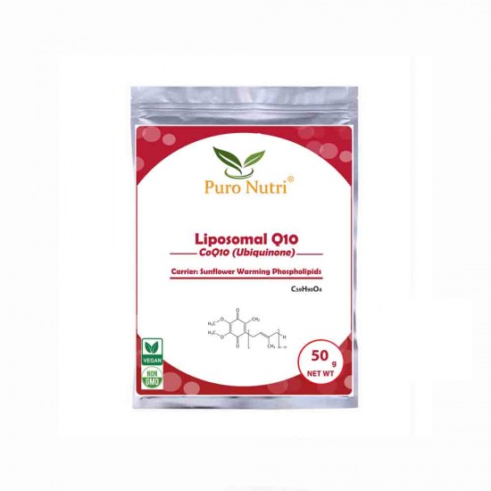 PuroNutri Liposomal Coenzyme Q10 Liposome Technology Ubiquinone Better absorptivity,Higher bioavailability Breakthrough absorption