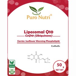 PuroNutri Liposomal Coenzyme Q10 Liposome Technology Ubiquinone Better absorptivity,Higher bioavailability Breakthrough absorption