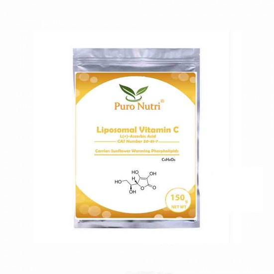Liposomal Vitamin C Nanoscale liposomes breakthrough absorption sunflower lecithin wrapped L-Ascorbic Acid