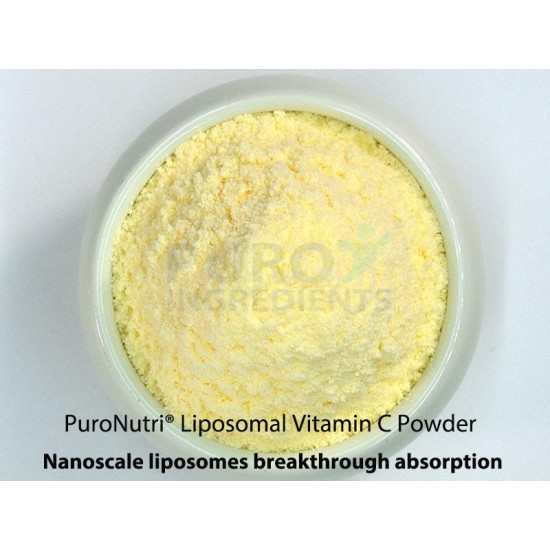 Liposomal Vitamin C Nanoscale liposomes breakthrough absorption sunflower lecithin wrapped L-Ascorbic Acid
