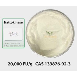 Wholesale 20000fu nattokinase powder bulk top grade natural natto extract cas 33876-92-3 food ingredient