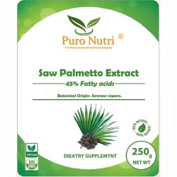 Saw palmetto extract 45% fatty acid serenoa repens powder urinary prostate support supplement